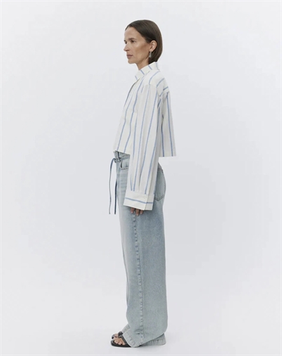 Issa Striped Cotton Skjorte - Day Birger et Mikkelsen